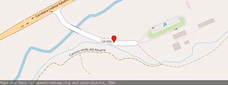 Mapa de Subasta de Inmueble (Finca rústica) en Cervera Del Rio Alhama, La Rioja 