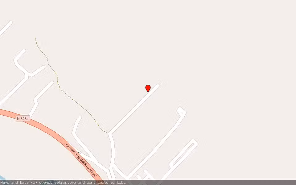 Mapa de Subasta Inmueble (Vivienda) en La Guardia, Jaén