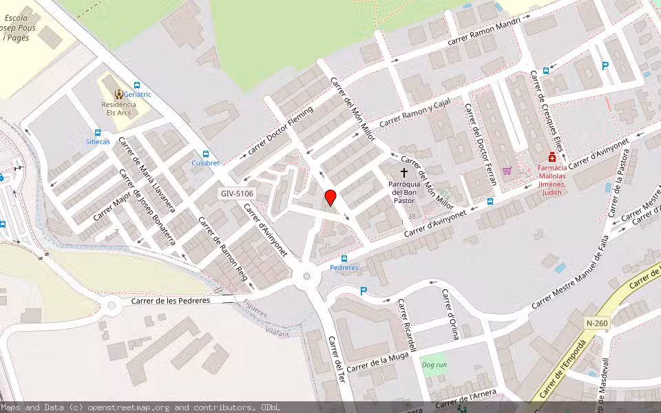 Mapa de Subasta Inmueble (Vivienda) en Figueres, Girona