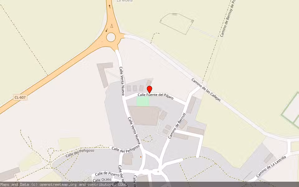 Mapa de Subasta Inmueble (Solar) en Zamarramala, Segovia