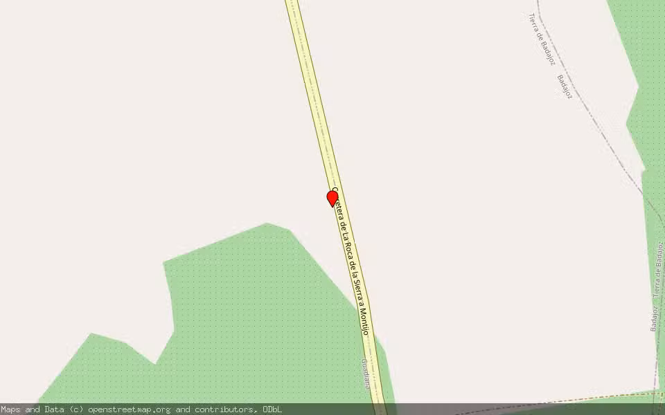 Mapa de Subasta Inmueble (Finca rústica) en Guadiana, Badajoz