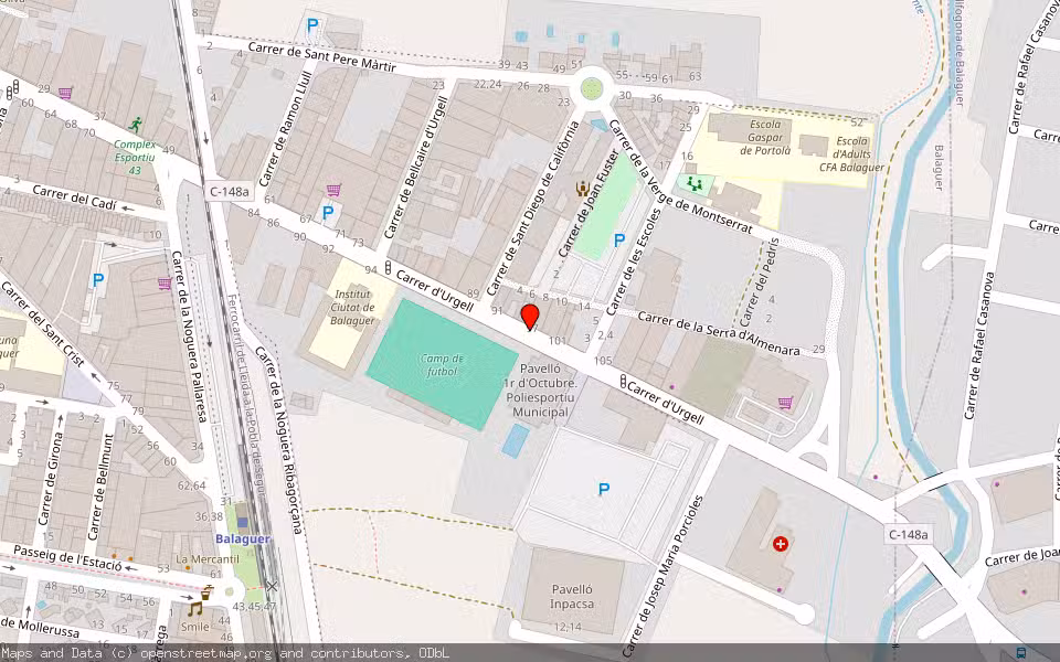 Mapa de Subasta Inmueble (Vivienda) en Balaguer, Lleida