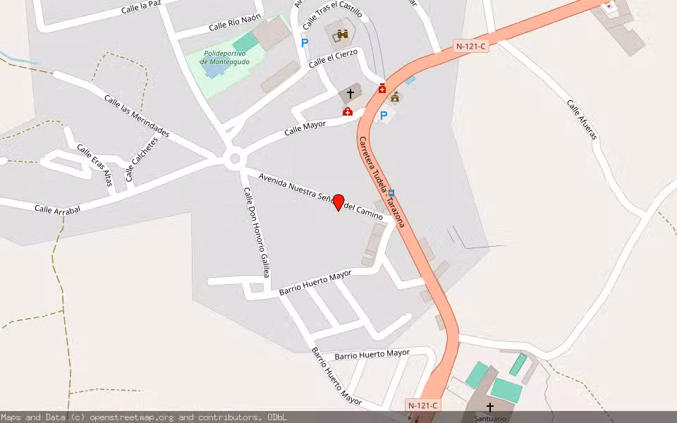 Mapa de Subasta Inmueble (Vivienda) en Monteagudo, Navarra
