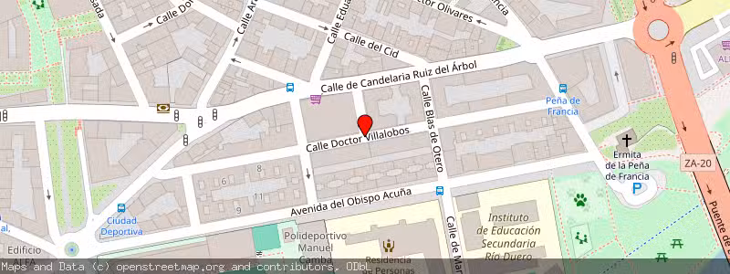 Mapa de Subasta de Inmueble (Vivienda) en Zamora, Zamora 