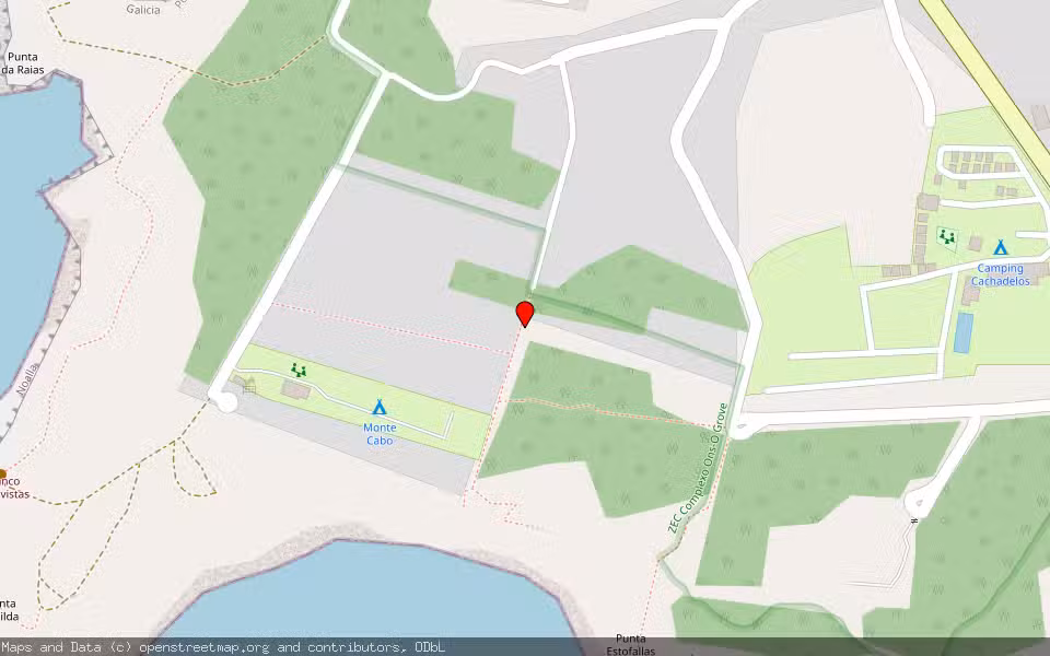 Mapa de Subasta Inmueble (Finca rústica) en Sanxenxo, Pontevedra