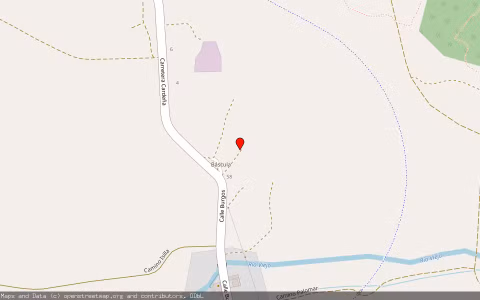 Mapa de Subasta Inmueble (Otros) en Modubar De La Emparedada, Burgos