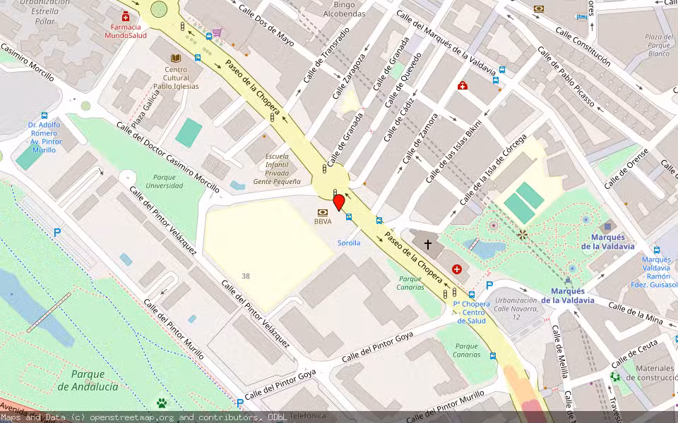 Mapa de Subasta Inmueble (Garaje) en Alcobendas, Madrid