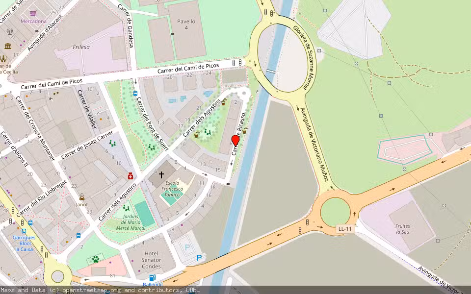 Mapa de Subasta Inmueble (Vivienda) en Lleida