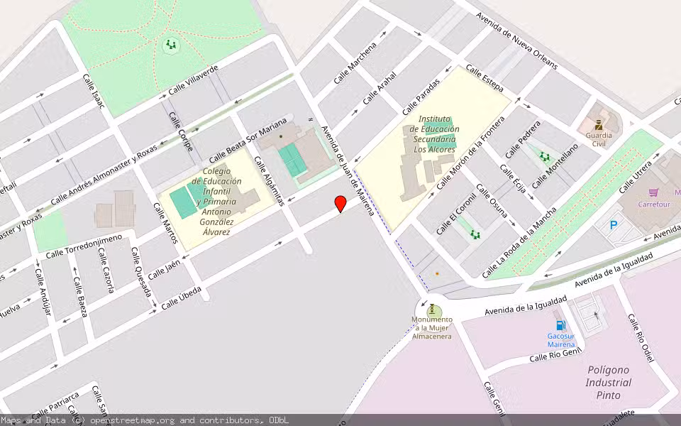 Mapa de Subasta Inmueble (Vivienda) en Mairena Del Alcor, Sevilla