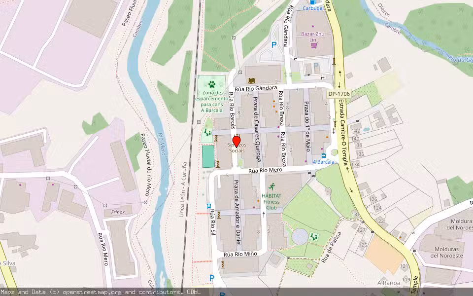 Mapa de Subasta Inmueble (Garaje) en Cambre, A Coruña