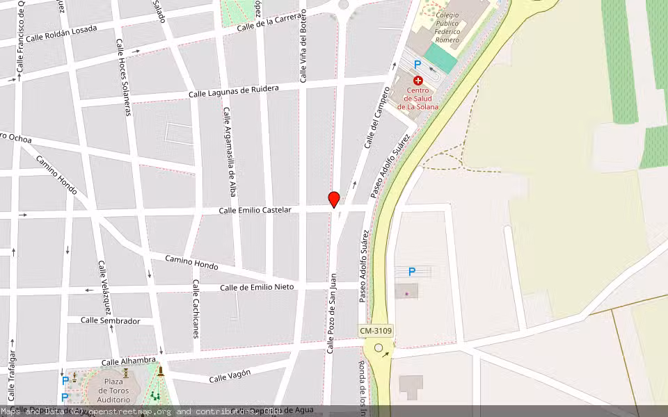Mapa de Subasta Inmueble (Vivienda) en La Solana, Ciudad Real