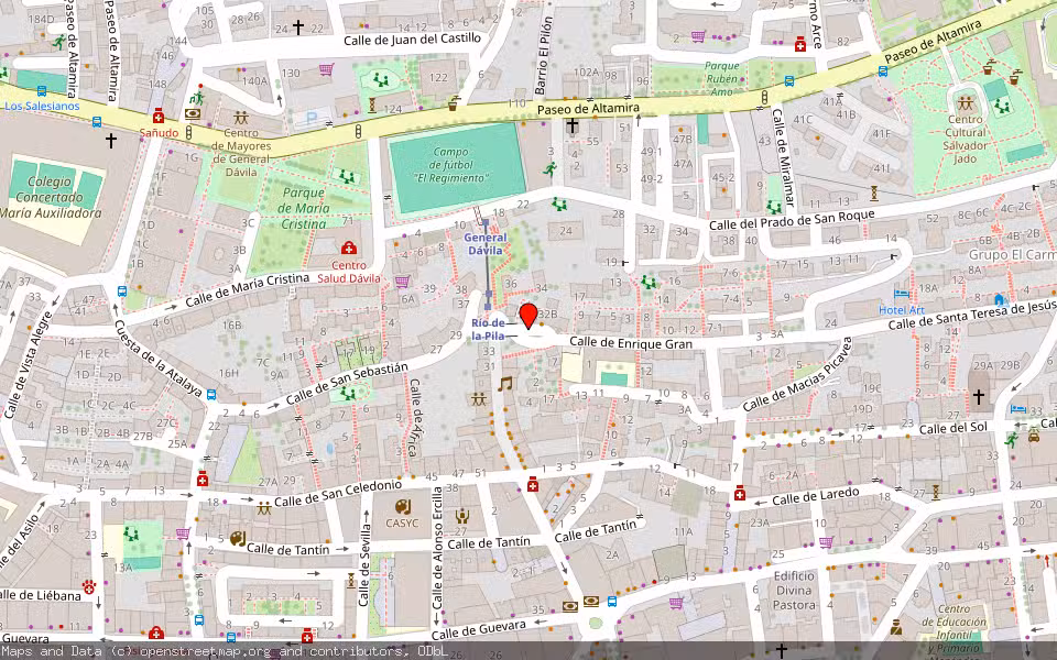 Mapa de Subasta Inmueble (Vivienda) en Santander, Cantabria