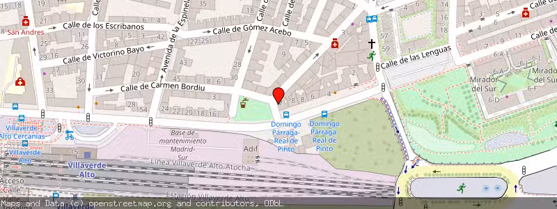 Mapa de Subasta de Inmueble (Vivienda) en Madrid, Madrid 
