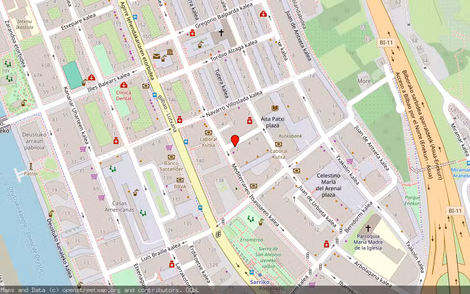 Mapa de Subasta Inmueble (Vivienda) en Bilbao, Bizkaia
