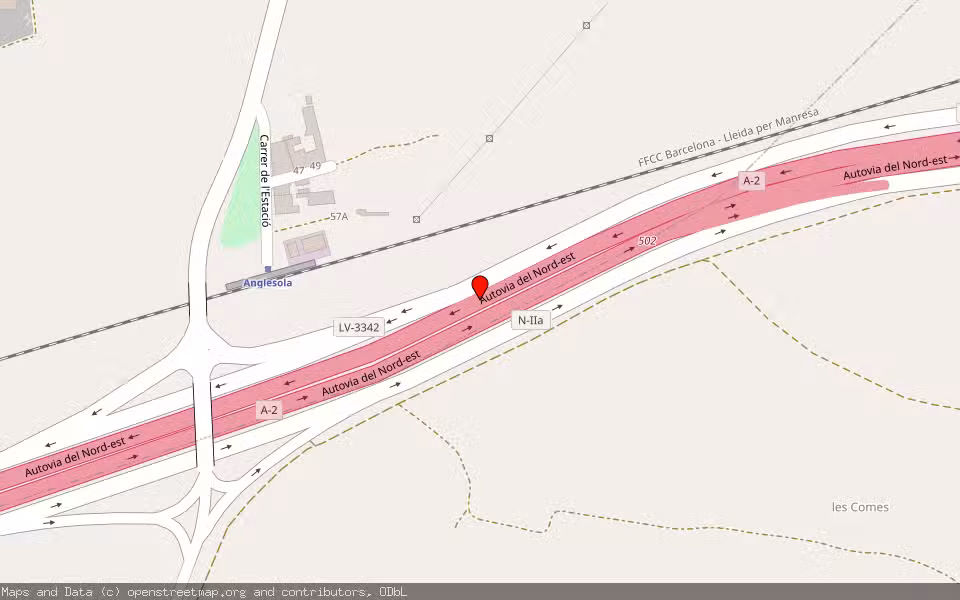 Mapa de Subasta Inmueble (Vivienda) en Vilagrassa, Lleida