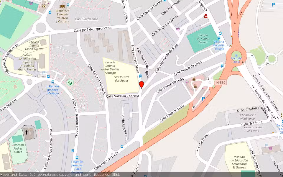 Mapa de Subasta Inmueble (Vivienda) en Algeciras, Cádiz