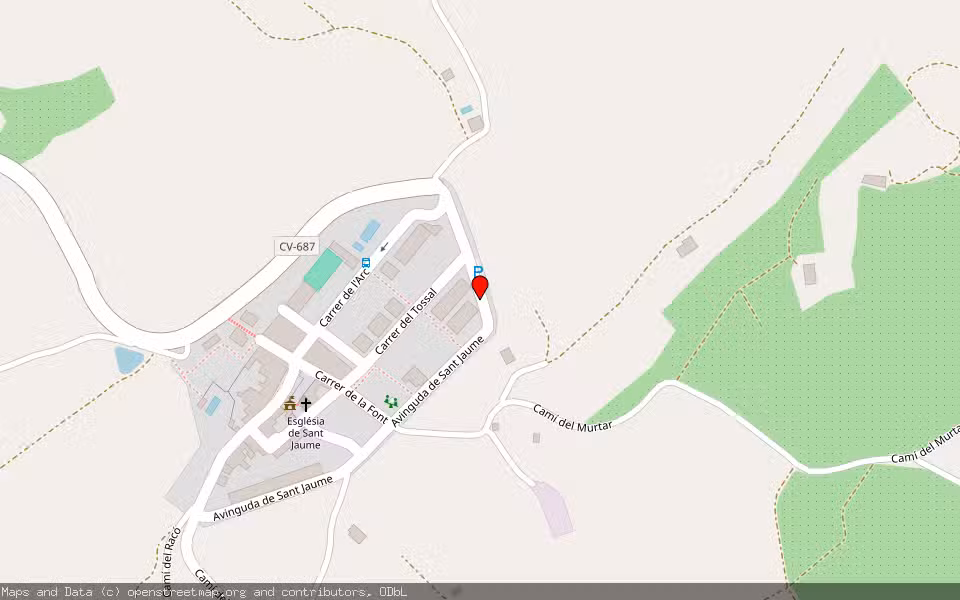 Mapa de Subasta Inmueble (Vivienda) en Castellonet De La Conquesta, Valencia/València