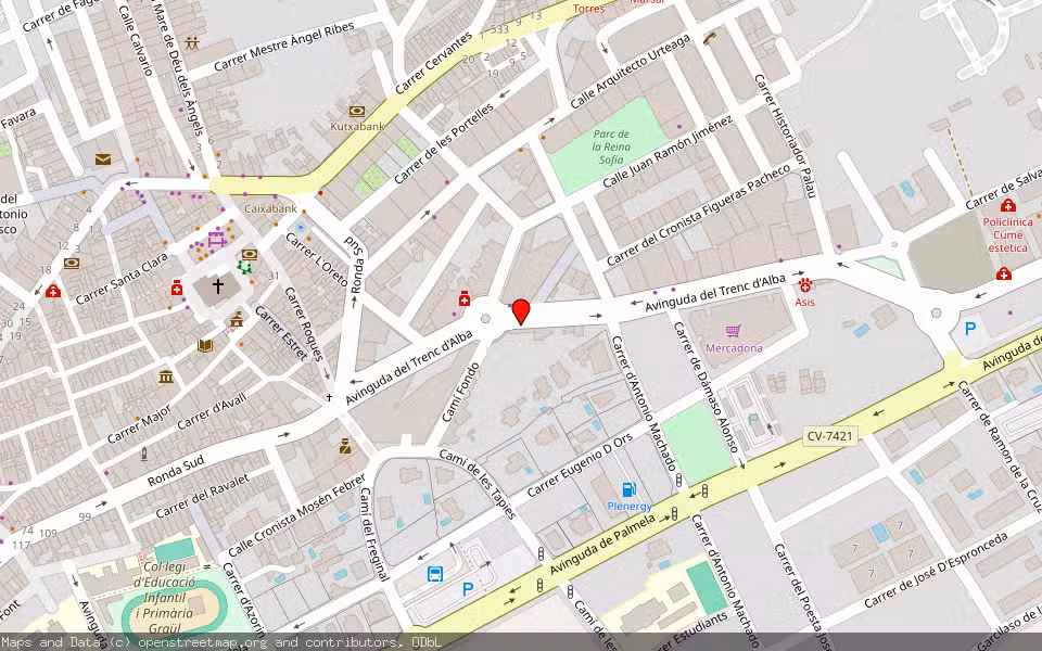 Mapa de Subasta Inmueble (Otros) en Javea, Alicante/Alacant
