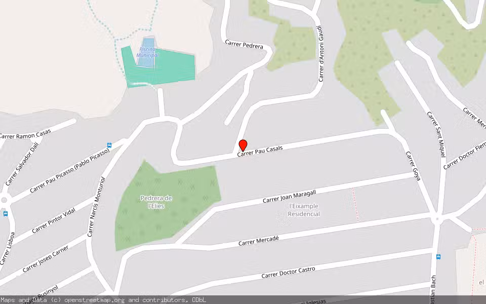 Mapa de Subasta Inmueble (Vivienda) en Roda De Berà, Tarragona
