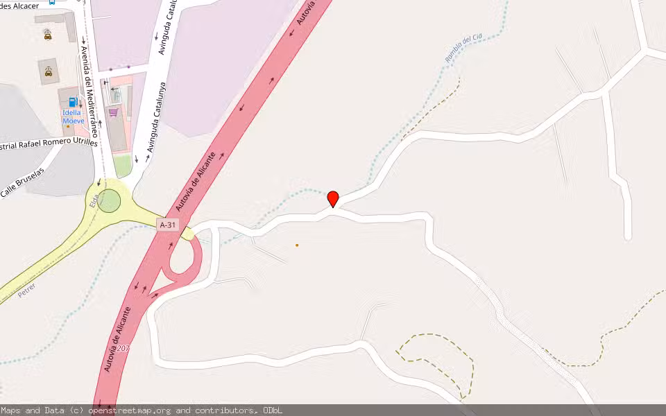 Mapa de Subasta Inmueble (Vivienda) en Castalla, Alicante/Alacant