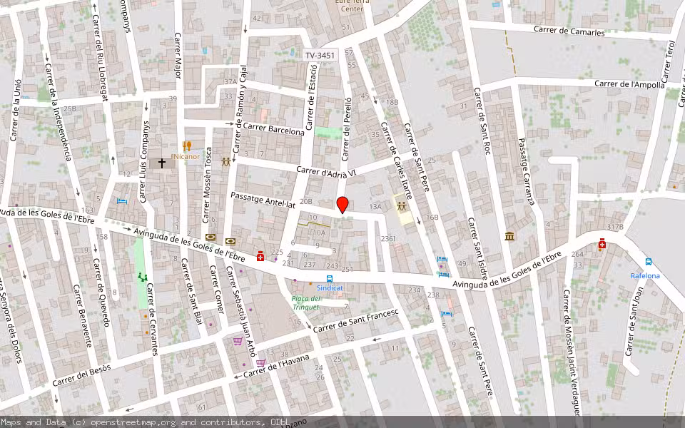 Mapa de Subasta Inmueble (Solar) en Deltebre ( La Cava), Tarragona