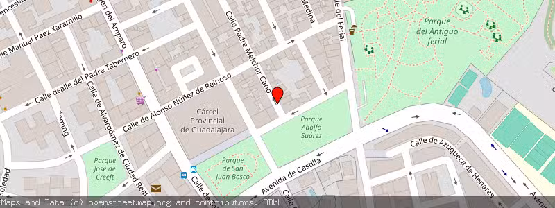 Mapa de Subasta de Inmueble (Vivienda) en Guadalajara, Guadalajara 