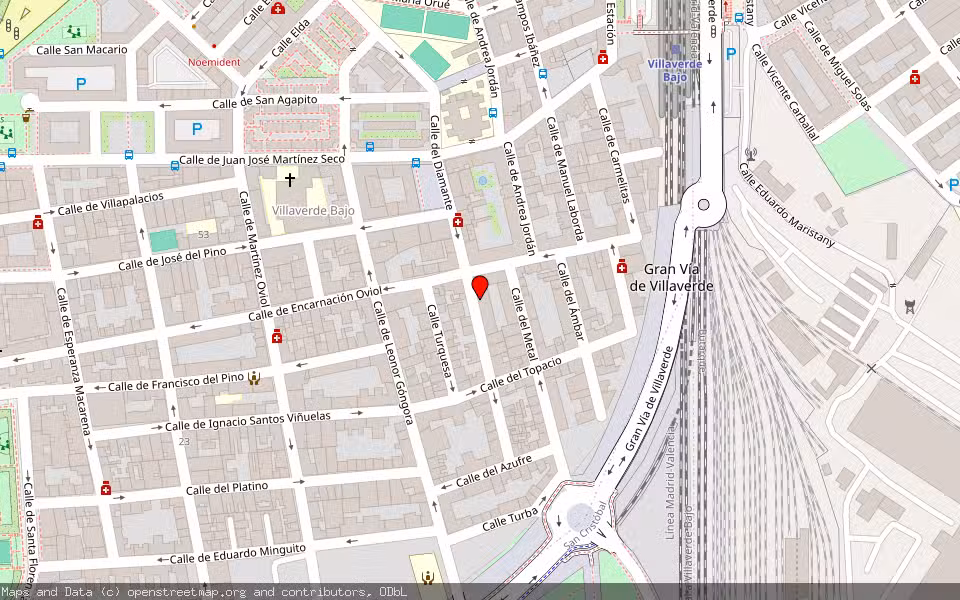Mapa de Subasta Inmueble (Vivienda) en Madrid