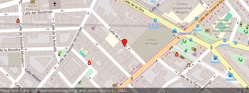 Mapa de Subasta de Inmueble (Garaje) en Madrid, Madrid 