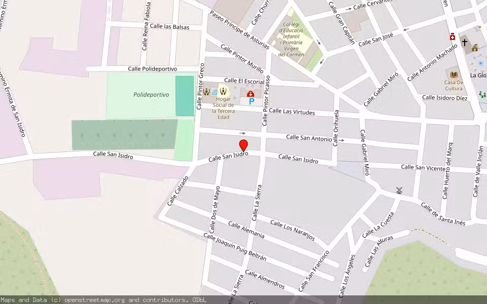 Mapa de Subasta Inmueble (Garaje) en Cox, Alicante/Alacant