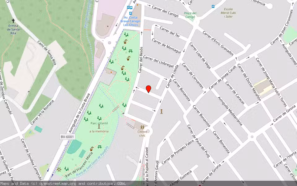 Mapa de Subasta Inmueble (Vivienda) en Tordera, Barcelona