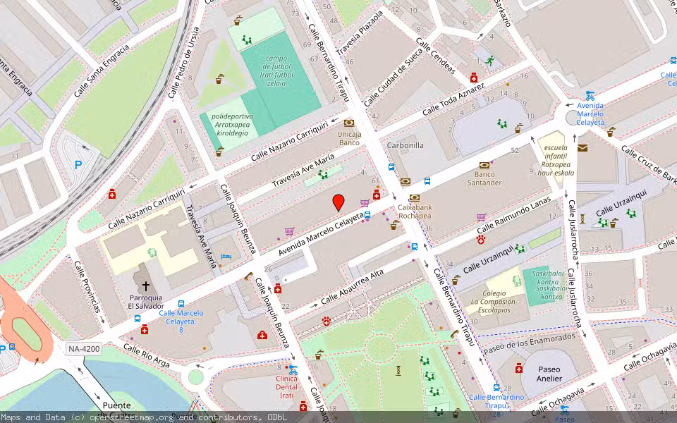 Mapa de Subasta Inmueble (Vivienda) en Pamplona, Navarra