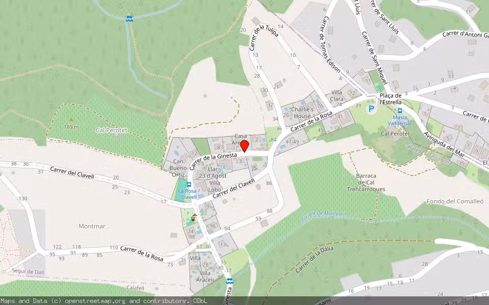 Mapa de Subasta Inmueble (Vivienda) en Calafell, Tarragona