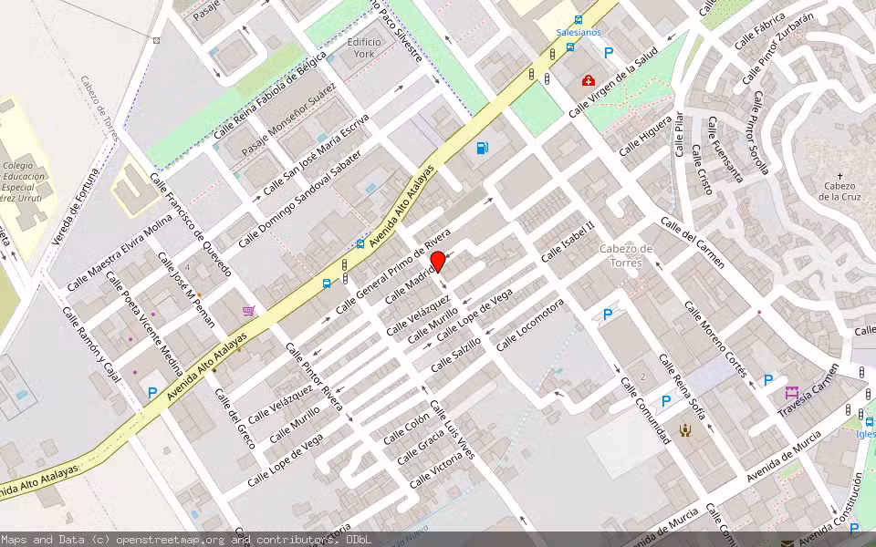 Mapa de Subasta Inmueble (Vivienda) en Murcia