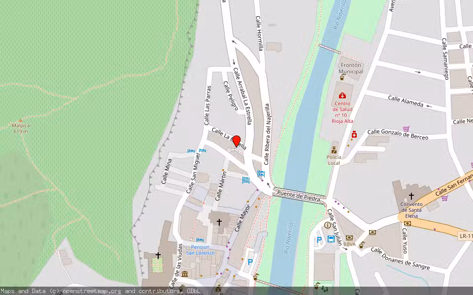 Mapa de Subasta Inmueble (Local comercial) en Najera, La Rioja