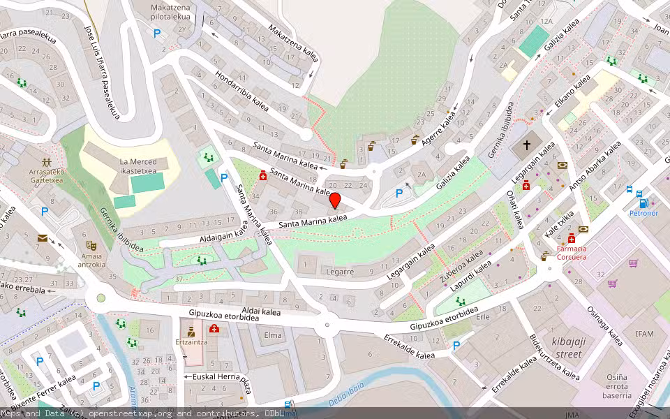 Mapa de Subasta Inmueble (Vivienda) en Arrasate- Mondrragon, Gipuzkoa