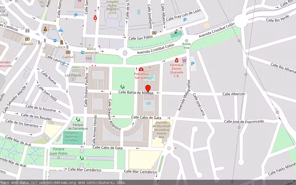 Mapa de Subasta Inmueble (Vivienda) en Alhaurin De La Torre, Málaga