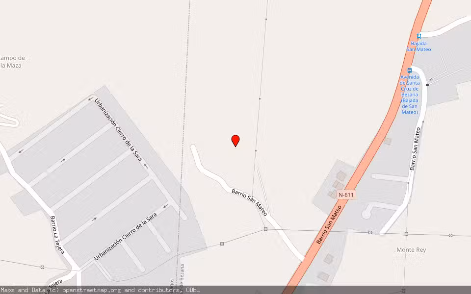 Mapa de Subasta Inmueble (Vivienda) en Santa Cruz De Bezana, Cantabria