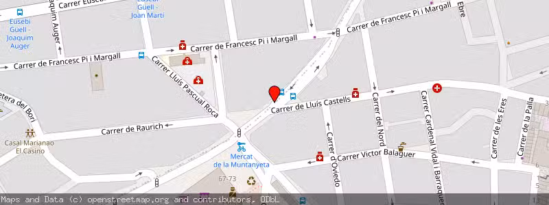 Mapa de Subasta de Inmueble (Garaje) en Sant Boi De Llobregat, Barcelona 