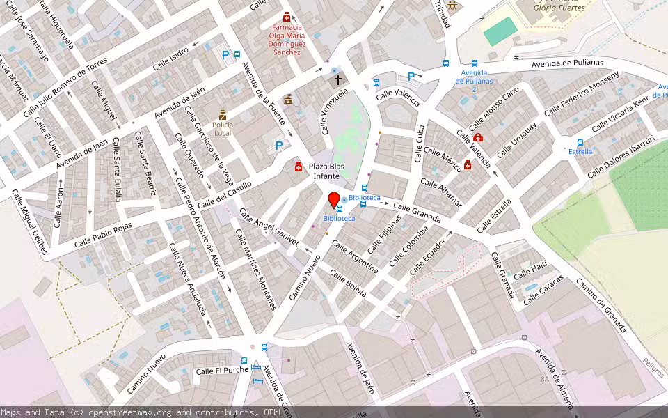 Mapa de Subasta Inmueble (Vivienda) en Peligros, Granada