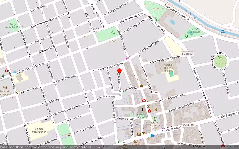 Mapa de Subasta Inmueble (Vivienda) en Novelda, Alicante/Alacant