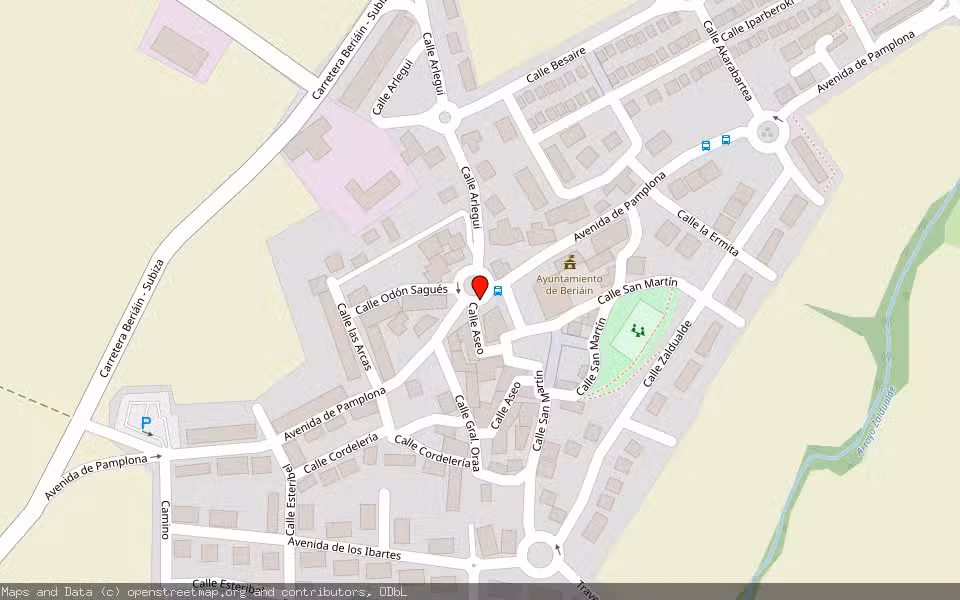 Mapa de Subasta Inmueble (Solar) en Esquíroz, Navarra