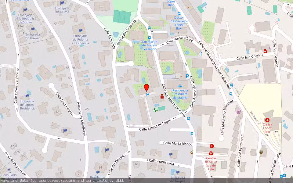 Mapa de Subasta Inmueble (Trastero) en Madrid