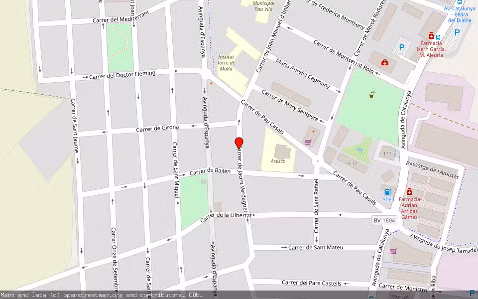 Mapa de Subasta Inmueble (Vivienda) en Parets Del Vallès, Barcelona