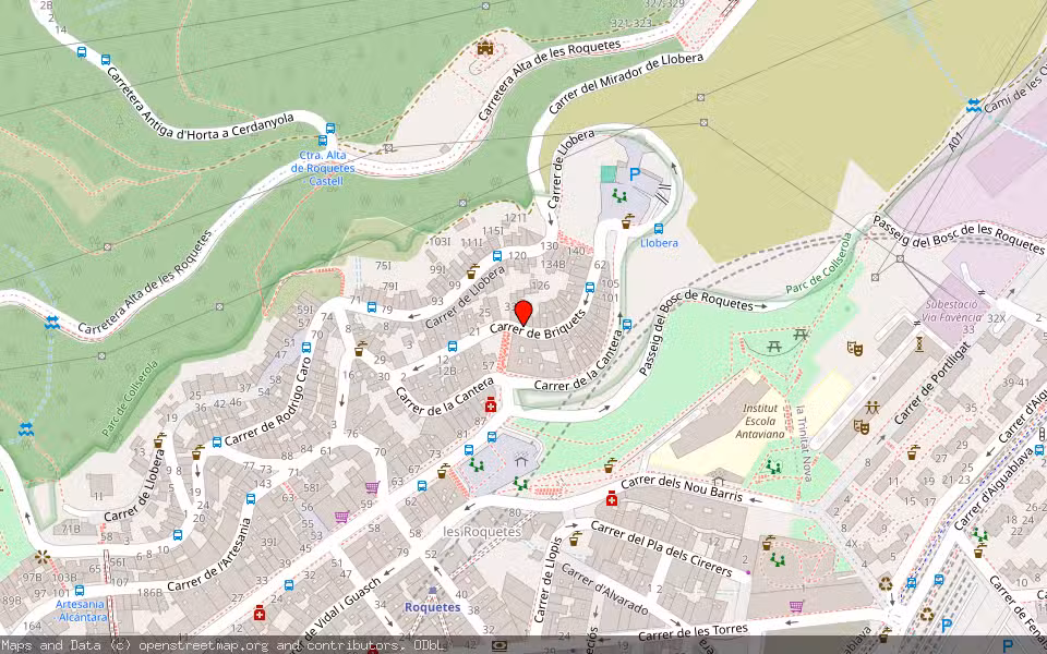 Mapa de Subasta Inmueble (Vivienda) en Barcelona
