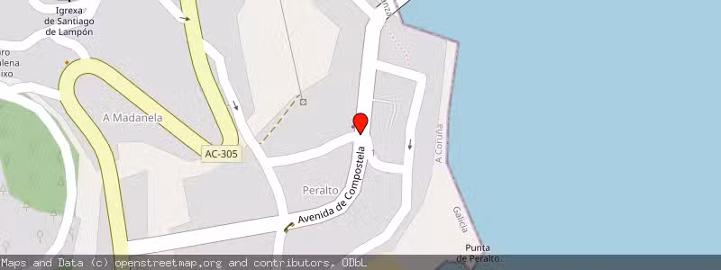 Mapa de Subasta de Inmueble (Vivienda) en Boiro, La Coruña (A Coruña) 