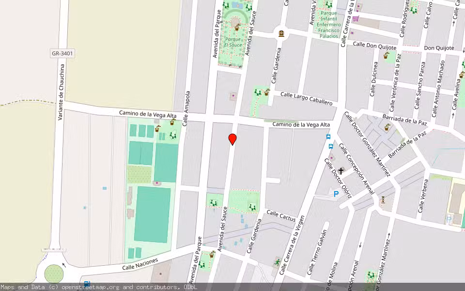 Mapa de Subasta Inmueble (Vivienda) en Chauchina, Granada