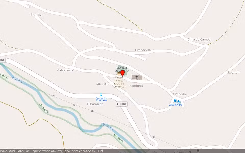 Mapa de Subasta Inmueble (Solar) en Pontenova (a), Lugo