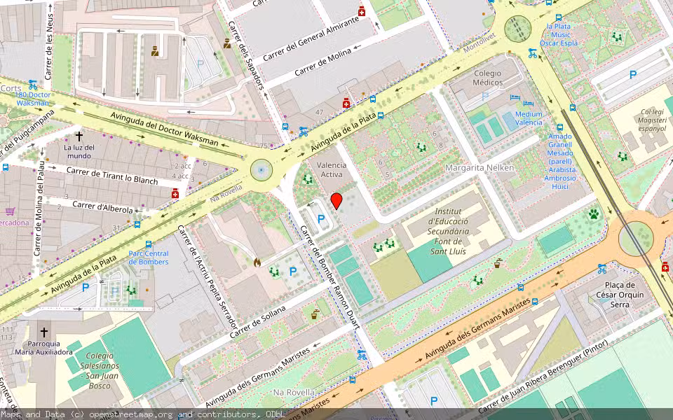 Mapa de Subasta Inmueble (Solar) en Valencia, Valencia/València