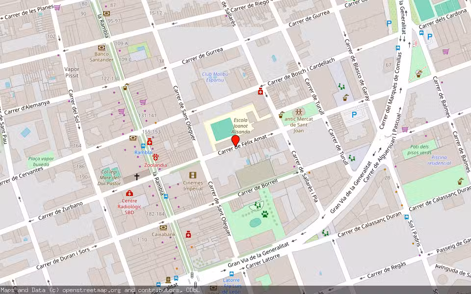 Mapa de Subasta Inmueble (Garaje) en Sabadell, Barcelona