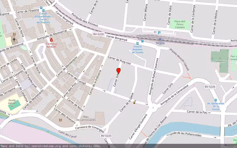 Mapa de Subasta Inmueble (Local comercial) en Torelló, Barcelona